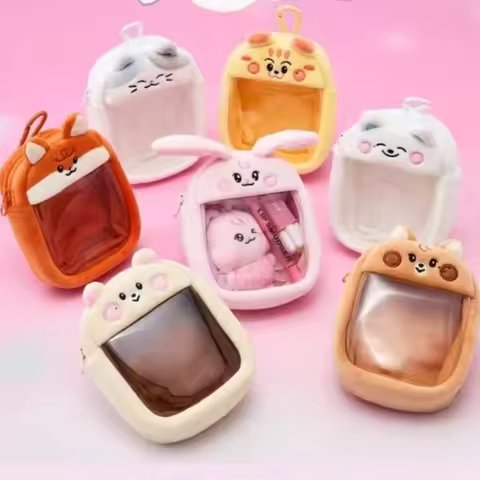 Kpop NCT DREAMIEZ Plush Bag Kkyyuping Jaemin Chenle Cute Coin Purse Kawaii Cartoon Animal Plushie St