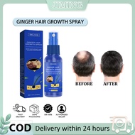 EELHOE Ginger Hair Growth Spray Anti-hair loss Hair growth liquid Promote hair growth