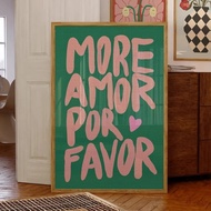 Modern Eclectic More Love Please Sunlight Quotes Wall Art Prints Canvas Painting Poster Pictures for