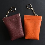 Leather Key Holder, Car Key Fob Case, KeyChain Pouch, Flex Frame Key Holder