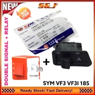 SYM VF3i DOUBLE SIGNAL SWITCH HAZARD LIGHT EMERGENCY LIGHT DOBLE SIKNAL SYM VF3 i 185 SYM MR2 MR3