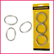 ❧ ❡ ◴ 3pcs Galvanized Iron Wires GI Wire Kawad Alambre