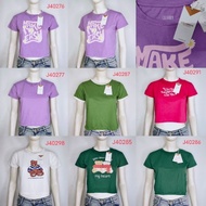 Colorbox Women's Croptee T-Shirt J40276 J40277 J40287 J40291 J40298 J40285 J40286