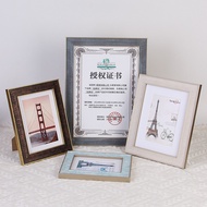 Photo Frame 20cm Empty Frame Customized Table Feel Simple Puzzle Frame Wooden Frame Picture Frame Wa