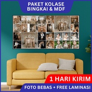 Print Polaroid Family Photo Collage 30x60 40x80