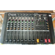 BLACK SPIDER BSPM-8BT 8 CHANNEL POWER MIXER