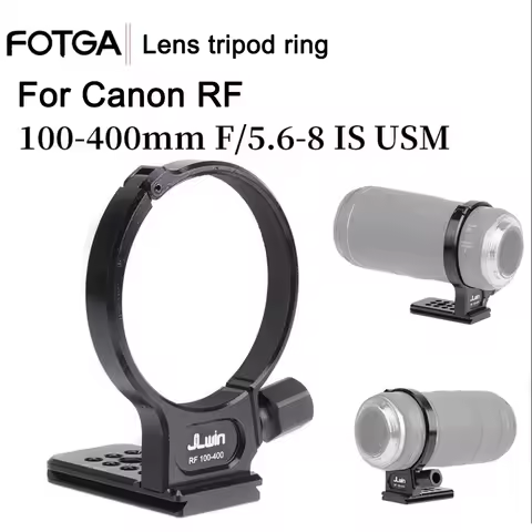 FOTGA Lens Tripod Mount Ring Quick Release Tripod Collar For Canon RF 100-400mm F/5.6-8 IS USM Camer