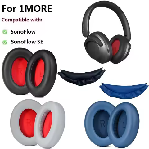Ear Pads for 1MORE SonoFlow,SonoFlow SE Headphones replacement High quality ear covers earmuffs Ear 