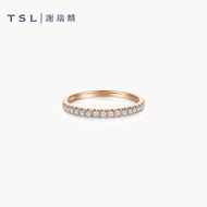 TSL | 謝瑞麟 - TGOL18K Rose Gold with Diamond Ring - BA119