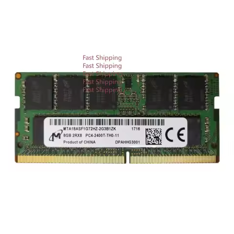 C=For Micron MTA18ASF1G72HZ-2G3B1 8GB PC4-19200T 2RX8 DDR4-2400MHz ECC SO-DIMM RAM