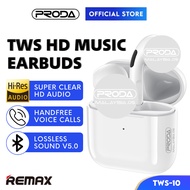 REMAX TWS Wireless Earbuds Stereo Earbuds Wireless TWS-10 Bass Earbuds TWS Earbuds Bluetooth Earbuds Noise Cancelling