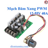 185 Mạch điều khiển tốc độ động cơ DC PWM 12V - 55V 40A (Mạch Băm Xung PWM)