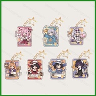 Honkai Star Rail Elysia Kiana Acrylic Keychain Backpack Pendant Bags Accessories Anime Periphery