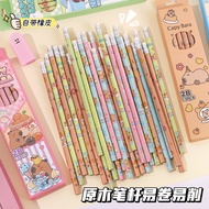{Ready Stock} Cute Pencils 12pcs a Box Kapibara Pencils Primary School Students 2b Pencils Stationer