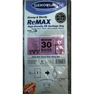 SEKOPLAS GARBAGE BAG- ReMAX SIZE M 56CM X 84CM