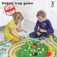 Race Board Game Rabbit Competitive Trap Chess Montessori Early Children's Toys Puzzle Childhood A8z0