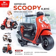 Mainan Anak Motor Aki Scoopy Pmb Original Motor-Motoran Anak Classic