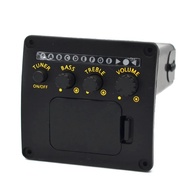 Professional Acoustic Guitar Preamp EQ Tuner Pickup Guitar Pickups Preamp Tuner Piezo Pickup Equaliz