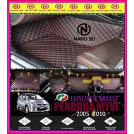 PERODUA MYVI ( 2005 2006 2007 2008 2009 2010 2011 ) CARPET CAR MAT PREMIUM PU LEATHER CUSTOMIZED FIT