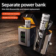 【Ready stock】CCC Swappable power bank 22.5W Fast Charger Fully charged in one second 21700General Po