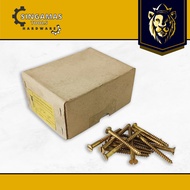 KAYU Brass Wood Screw 2" x 9mm - Brass Wood Screw - per Box