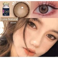 คอนแทคเลนส์ Luna Natural (Adela) : Almond  - Cacao - Gray / ยี่ห้อ Gaezz Secret ( ค่าสายตาปกติ - 100