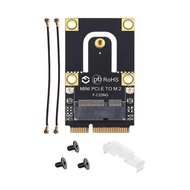 M.2 To Mini PCI-E Adapter Without WiFi, 6E AX210 Wireless 5374Mbps 802.11AX 2.4G/5Ghz/6Ghz BT5.2, M.