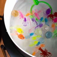 【宜兒狐 現貨】撈魚遊戲組合 含撈魚網 撈金魚 撈魚 玩具 洗澡玩具 漂浮金魚 夜市撈金魚 園遊會 露營 戶外 玩水