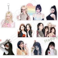 New Aespa KARINA GISELLE WINTERNING Acrylic Keychain Double Pendant Student Gift