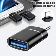 Type-c轉USB OTG轉接頭 黑色