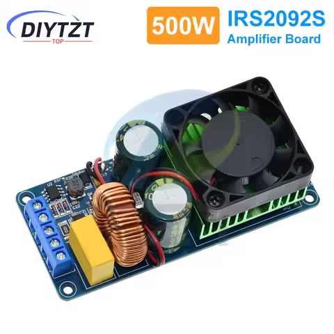 DIYTZT 1/3PCS IRS2092S High power 500W Class D HIFI digital power amplifier board finished mono/supe