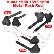Huina 1580 1593 1594 Rod Tolak Logam Dengan Kotak Gear 2s 7.4v Untuk Baldi Dan Lengan Kecil 1/14 Rc 