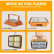 288 LED Portable Work Light, 8000W, USB Rechargeable, Adjustable Brightness