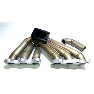 Turbo Manifold Stainless Steel 1JZ Non-VVTi Top Mount T3 3mm Banana Exhaust JZX Supra