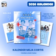 KPOP CALENDAR 2026 CORTIS CALENDAR DESK CALENDAR