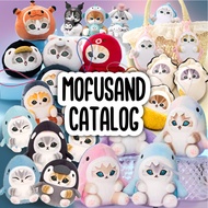 Mofusand Shark Orca Whale Penguin Mini Plush Bagcharm Pink Blue Keychain