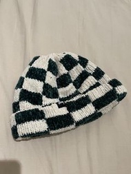 Stussy crochet checkered beanie 毛帽