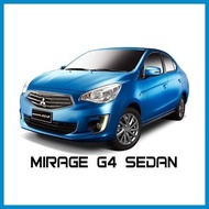 ↂ ┼ ┘ Rain Visor for Mitsubishi Mirage Sedan G4