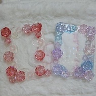 Decoden photocard holder toploader [rose ver.]