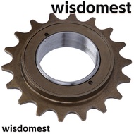 WISDOMEST Bike Freewheel, Easy Installation 18 Teeth Single Speed Freewheel, Durable Steel 7.8cm Dia