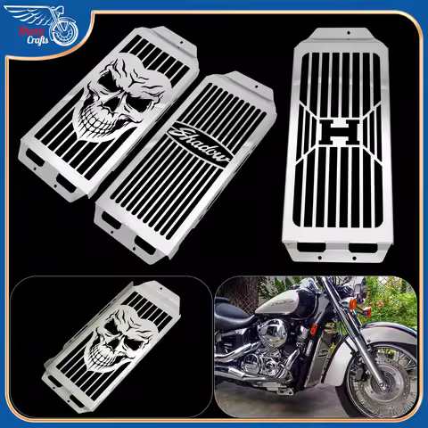 Motorcycle Accessories Steel Radiator Grill Cover Guard For Honda Shadow 750 Aero VT750 Spirit VT750