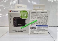 🌟全新行貨🌟⭕️ Verbatim 3 port 30W PD 3.0 &amp; QC 3.0 GaN Charger 充電器 66947 快速充電器 ⭕️