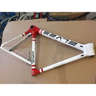 Elves Vanyar Size L Carbon Road bike frame USED & Need Repair (impacted by accident at front tube ar
