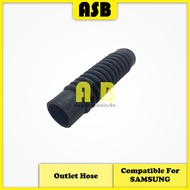 (1pc) ( Compatible : SAMSUNG ) Washing Machine Rubber Drain Hose ( 661002019 )