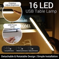 LED Dormitory Light USB Rechargeable Light 2000mAh Portable USB charging LED light Study Lamp Night 
