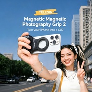 TELESIN Magnetic Camera Grip 2 Turn iPhone into CCD Bluetooth Zoom Phone Photography Handle