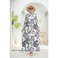 Dress Aloha Hawaii Beach Dress girl fashion Spring And Summer Floral Dress .PHOTOSHOOT.UMRAH