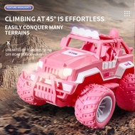 New RC Buggy Pink RC Car Charging Moving RC Climbing Car Kids Light Toy Car