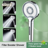 MERLYMALL Water-saving Sprinkler, High Pressure Handheld Shower Head, Universal 3 Modes Adjustable Water-saving Multi-function Shower Sprinkler