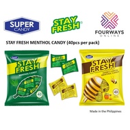 Stay Fresh Menthol Candy (40pcs per pack)